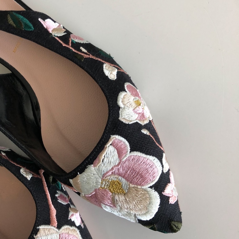 Authentic KATE SPADE Embroidered Flats - Picture 4 of 9
